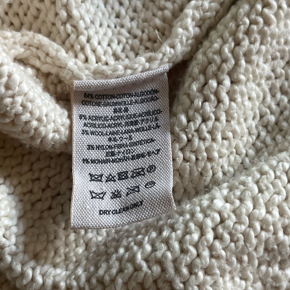 Free People Cream and Brown Turtleneck Sweater Dress - Picture 7 of 9